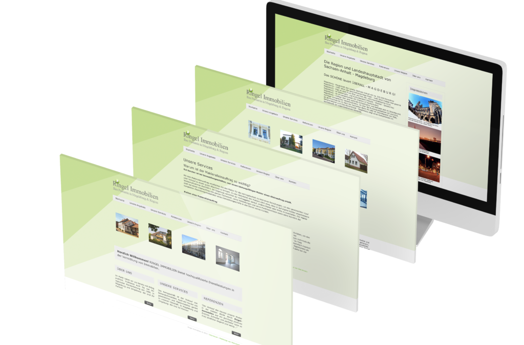 Portfolio - Ringel Immobilien - Homepage © Web-Kreativ WordPress Webdesign Manufaktur